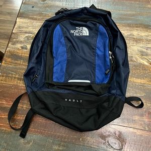 The North Face Vault Backpack, Navy, Blue and Black